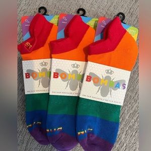 BOMBAS PRIDE LOW TAB SOCKS (1 pair)